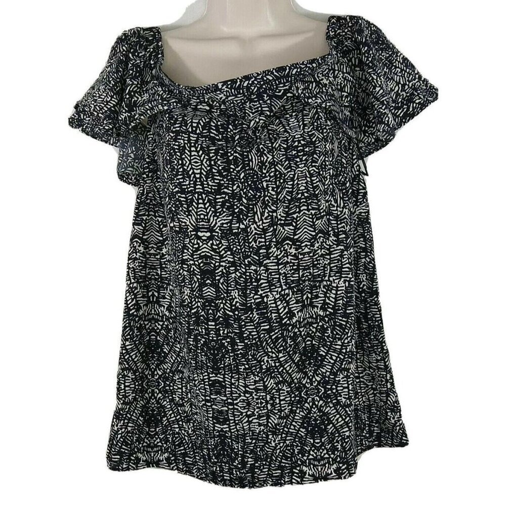 Creative Commune Top Shirt Women Size M Black